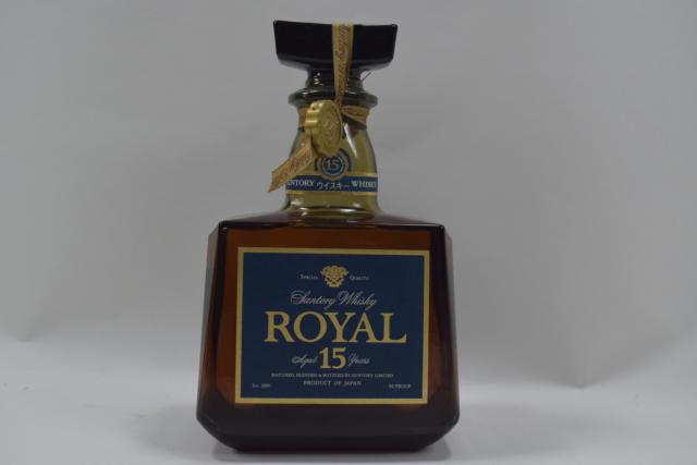 【未開栓】サントリー ウイスキー ローヤル(ROYAL) プレミアム 15年 700ml 送料無料 【中古】