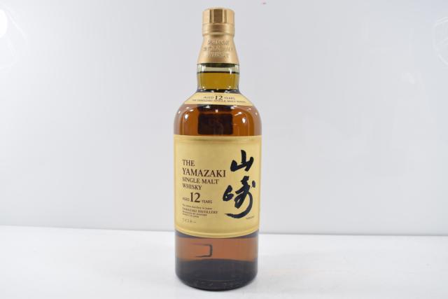 【未開栓】山崎 12年　サントリーシングルモルト 700ml 【中古】