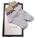 【中古】【美品】GUCCI グッチ 新作 未使用品 インターロッキングG チェーンソックス 靴下 レディースサイズ その他