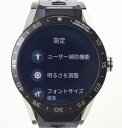 【中古】TAG Heuer タグ・ホイヤー コネクテッド スマートウォッチ 純正ラバーベルト 付属品有 SAR8A80.FT6045 腕時計 その他