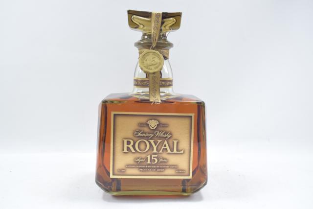 【未開栓】サントリー ローヤル(ROYAL) 15年 750ml ゴールドラベル ウイスキー 送料無料 【中古】