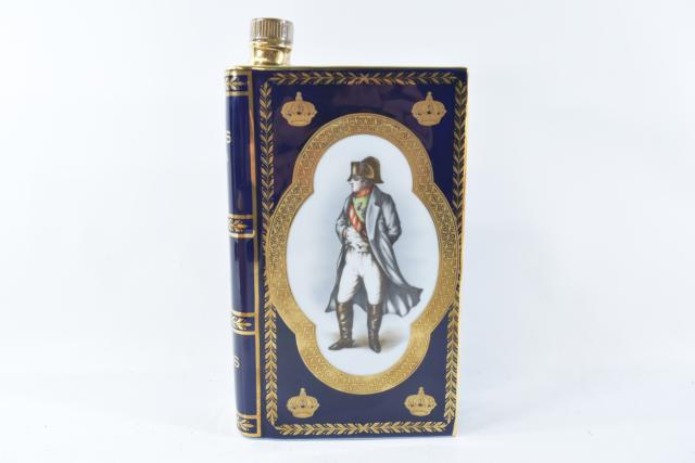 【未開栓】カミュ CAMUS ナポレオン ブック 陶器 青 700ml 【中古】