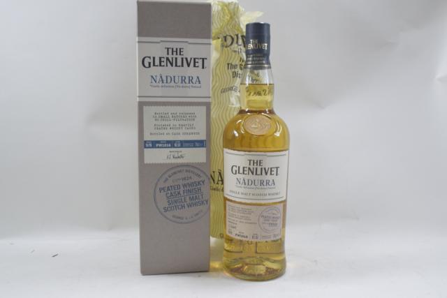 【未開栓】グレンリベット GLENLIVET ナデューラ ピーティッド 700ml ウイスキー 箱付 62% 送料無料 【中古】