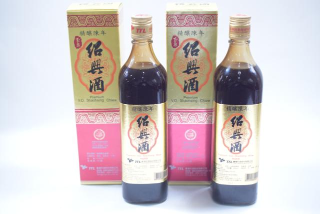 【未開栓】 玉泉 紹興酒 台湾 精醸陳年 2本セット 600ml 箱付 【中古】