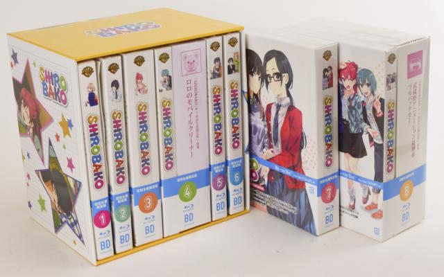 【中古】【美品】SHIROBAKO 初回生産限定盤 SHIROBAKO 白箱 シロバコ ブルーレイ 全8巻セット 2巻〜8巻未開封 特典CD付 専用ボックス付 その他