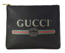 【中古】GUCCI グッチ ミディアム ポートフォリオ レザー 500981 クラッチバッグ