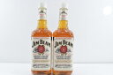 【未開栓】JIM BEAM ジムビーム バーボン ホワイト 750ml 2本セット 【中古】