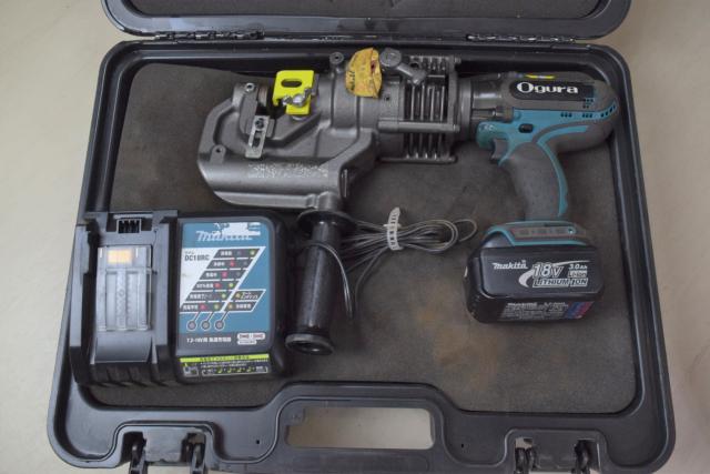 【中古】OGURA OGURA オグラ HPC-N208WDF コードレスパンチャー バッテリー 充 ...