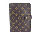 【中古】【美品】LOUIS VUITTON ルイヴィトン アジェンダMM 手帳カバー モノグラム R20004 手帳