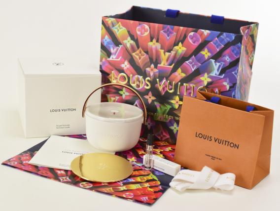 【新古品】LOUIS VUITTON ルイヴィトン 未使用品 L'AIR DU JARDIN ミディアム キャンドル 付属品完備 プレゼントにも最適 LP0108