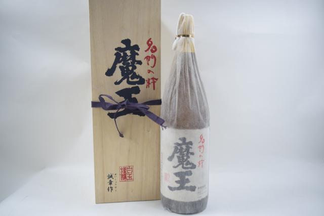 【未開栓】魔王 名門の粋 白玉醸造 一升 1800ml 2010.1129 詰 木箱付 【中古】