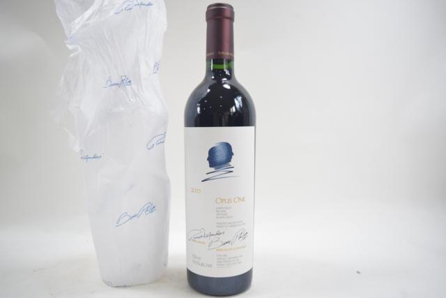 【未開栓】 オーパス ワン OPUS ONE 2013 ワインセラー保管品 クール便送料込 750ml 包紙 【中古】