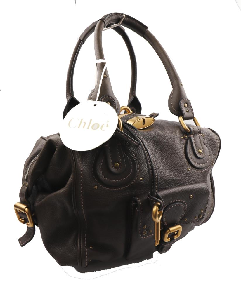 【中古】Chloe クロエ パディントン　ショルダーバッグ 7ESA22ー7E422 ブラウン