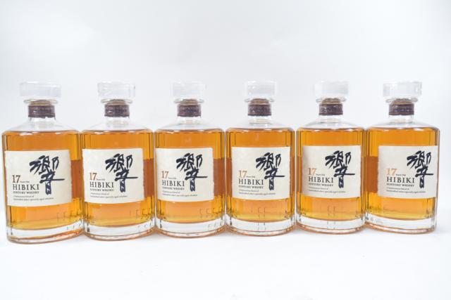 【未開栓】サントリー ウイスキー 響 17年 700ml 6本セット 【中古】