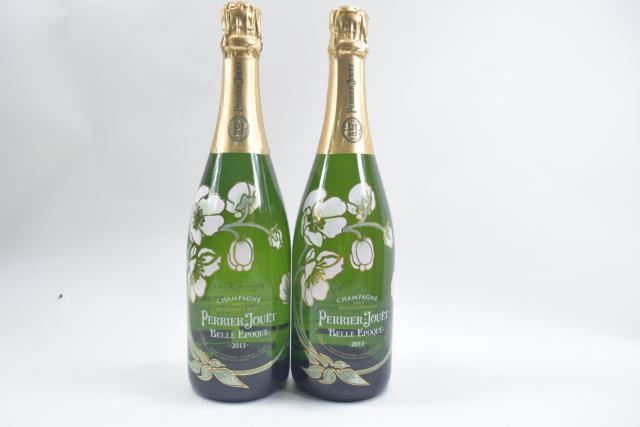 【未開栓】ペリエ ジュエ PERRIER JOUET ベルエポック 2011 白 750ml 2本セット クール便送料込み 【中古】