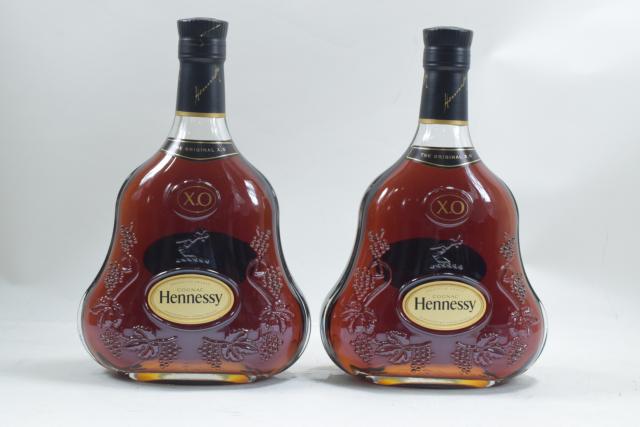 【未開栓】ヘネシー HENNESSY XO 黒キャップ 現行品 700ml コニャック ブランデー 2本セット 送料無料 【中古】