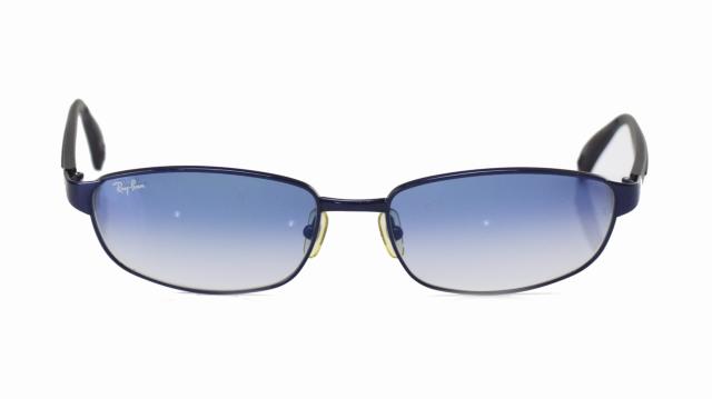 【中古】【美品】Ray-Ban レイバン サングラス 偏光レンズ RB3247 ネイビー×ブラック