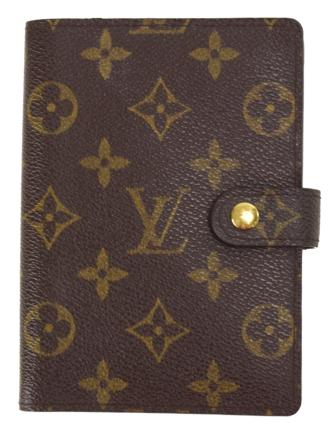 【中古】LOUIS VUITTON ルイヴィトン 手帳カバー アジェンダPM モノグラム