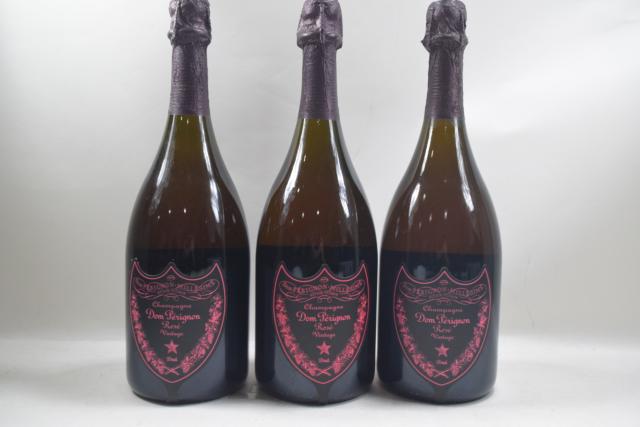 【未開栓】ドンペリニヨン DOM PERIGNON ルミナス ロゼ 2006 点灯確認済 750ml 3本セット クール便送料無料 【中古】