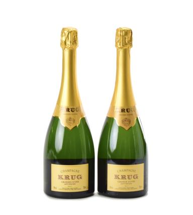 【未開栓】クリュッグ KRUG グランキュベ 163/166 エディション 750ml 2本セット クール便送料込み 【中古】