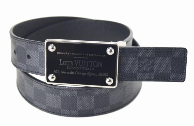 【中古】LOUIS VUITTON ルイヴィトン サンチュール アバントゥール グラフィット M9632 ベルト