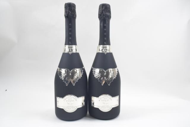 【未開栓】 ANGEL BRUT エンジェル シャンパン 白 ブリュット 750ml 2本セット クール便送料込み 【中古】