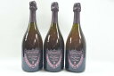 【未開栓】ドンペリニヨン DOM PERIGNON ロゼ 2005 750ml シャンパン 3本セット クール便送料無料 【中古】