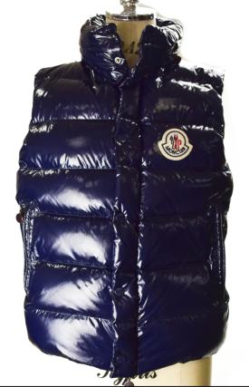 【中古】【美品】MONCLER ★モンクレール★ ダウンベスト ナイロン CLASSE1 メンズ 防寒 人気 G32-003 ネイビー ジャケット