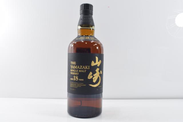 【未開栓】山崎 18年 サントリー シングルモルト 700ml 【中古】