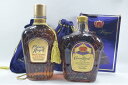 【未開栓】クラウンローヤル CROWN ROYAL 1000ml/スペシャルリザーブ 750ml 2本セット 巾着付 送料無料 【中古】