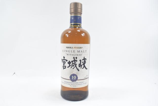 【未開栓】ニッカ 宮城峡 10年 シングルモルト 700ml 【中古】