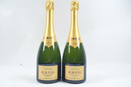 【未開栓】クリュッグ KRUG グランキュベ 166/163 エディション 750ml 2本セット クール便送料込み 【中古】