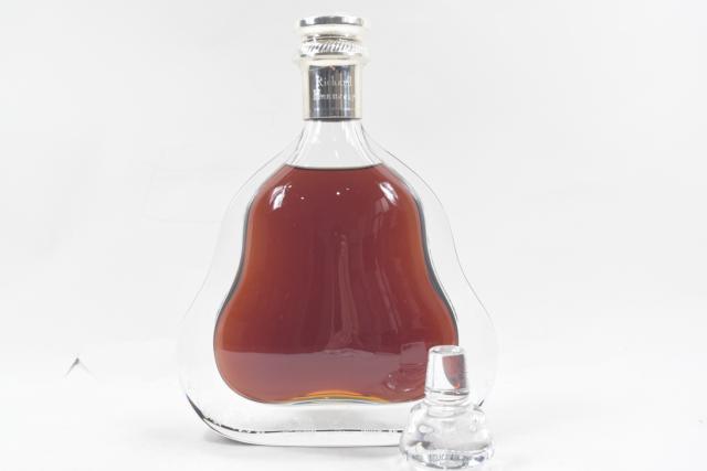 【未開栓】ヘネシー HENNESSY リシャール 旧ボトル バカラ クリスタル 葡萄柄 古酒 700ml 替栓付 【中古】