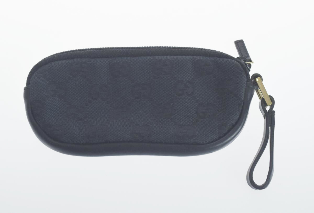 【中古】GUCCI グッチ GUCCI 美品 ポーチ ペンケース 眼鏡ケース 小物入れ GGキャンバス