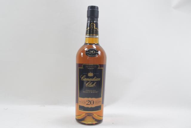 【未開栓】カナディアンクラブ Canadian Club 20年 750ml カナディアンウイスキー 送料無料 【中古】