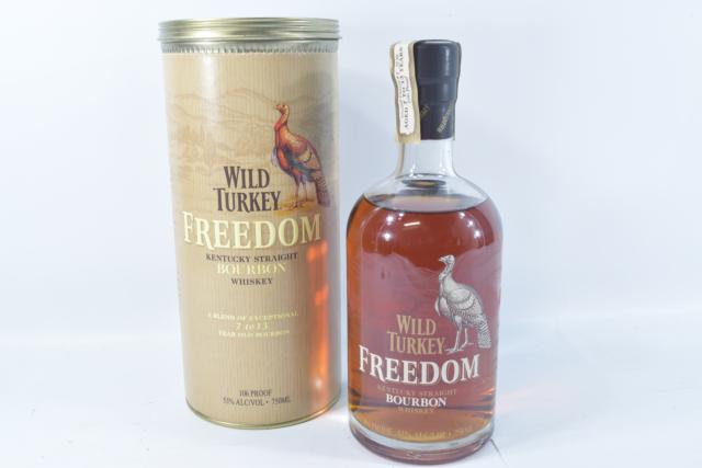 【未開栓】ワイルドターキー WILD TURKEY FREEDOM フリーダム 750ml 缶箱付 【中古】