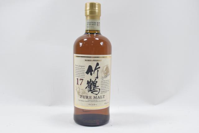 【未開栓】ニッカ NIKKA 竹鶴 TAKETSURU 17年 700ml ピュアモルト ウイスキー 送料無料 【中古】