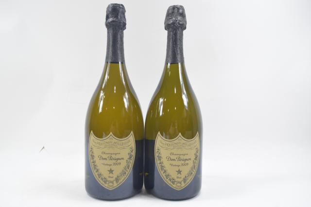 【未開栓】ドンペリニヨン DOM PERIGNON 2009 白 750ml 2本セット クール便送料込み 【中古】