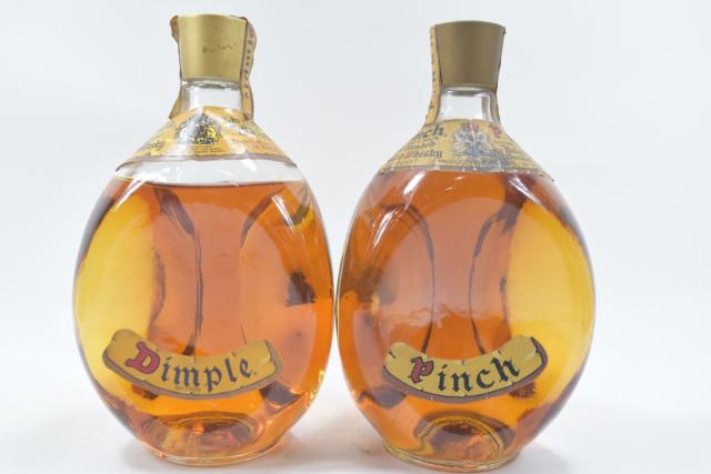 【未開栓】PINCH ピンチ/DIMPLE ディンプル 古酒 オールドブレンデッドウイスキー 760ml 2本セット 【中古】