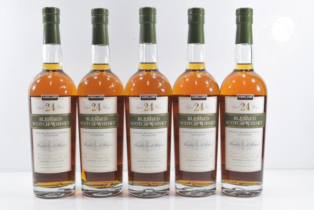 【未開栓】カークランド スコッチ 24年 750 5本セット 【中古】のサムネイル