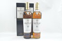 【未開栓】マッカラン MACALLAN 12年 シェリーオークカスク 700ml シングルモルト ウイスキー 2本セット 送料無料 【中古】