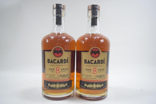 【未開栓】ラム バカルディ エイト 8年 BACARDI 750ml 2本セット 【中古】