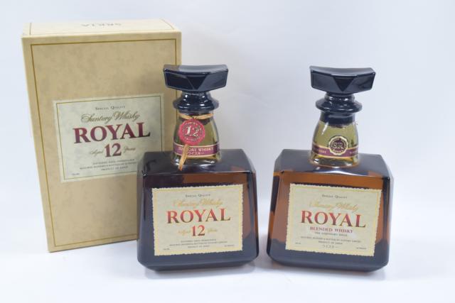 【未開栓】サントリー ローヤル(ROYAL) 12年/ローヤル 700ml ウイスキー 2本セット 送料無料 【中古】