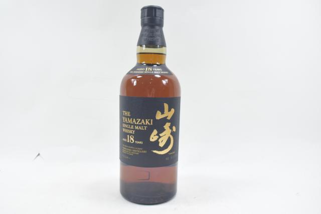 【未開栓】サントリー 山崎 18年 シングルモルト 700ml 【中古】