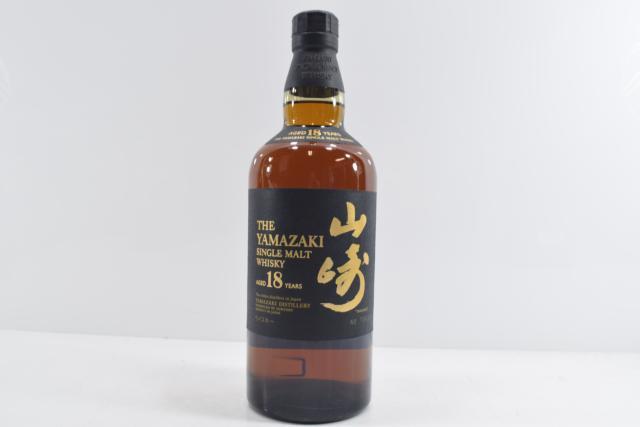 【未開栓】サントリー 山崎 18年 シングルモルト 700ml 箱付 【中古】