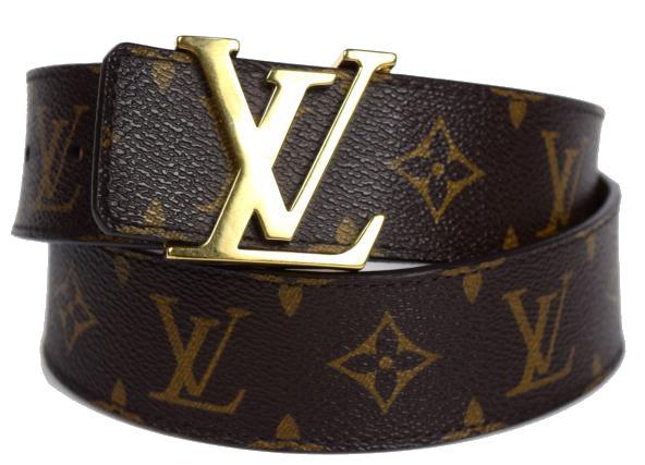 【中古】LOUIS VUITTON ルイヴィトン サンチュール イニシアル ベルト M9608