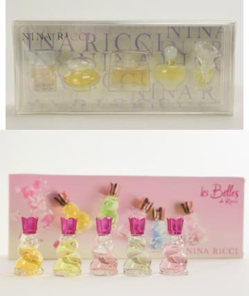 【中古】NINARICCI ニナリッチ Les Belles de Ricci 5点 他5点 ミニ 香水 計10点セット 箱付・外装フィルム付 その他