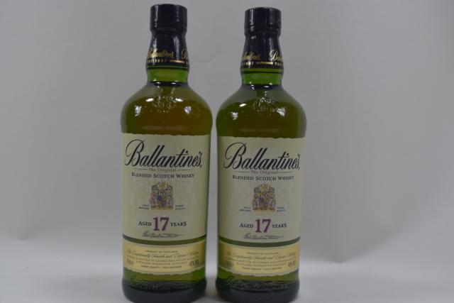 【未開栓】バランタイン BALLANTINE`S 17年 700ml スコッチウイスキー 2本セット 送料無料 【中古】
