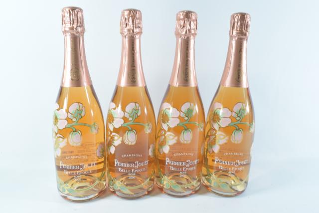 【未開栓】ペリエ ジュエ PERRIER JOUET ベルエポック ロゼ 2006 4本セット クール便送料無料 【中古】