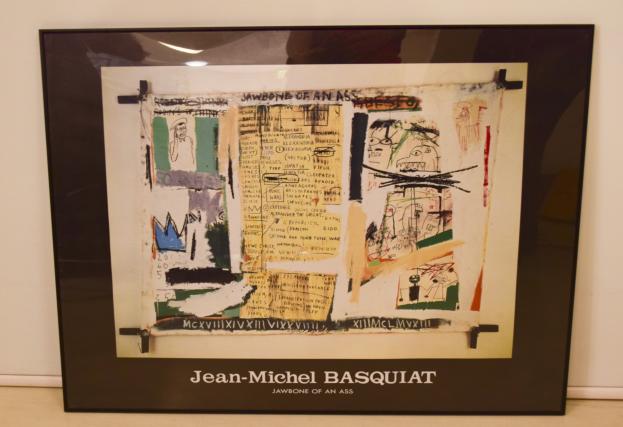 【中古】JEAN-MICHEL BASQUIAT バスキア JEAN-MICHEL BASQUIAT JAWBONE OF AN フレーム付 ポスター レア その他